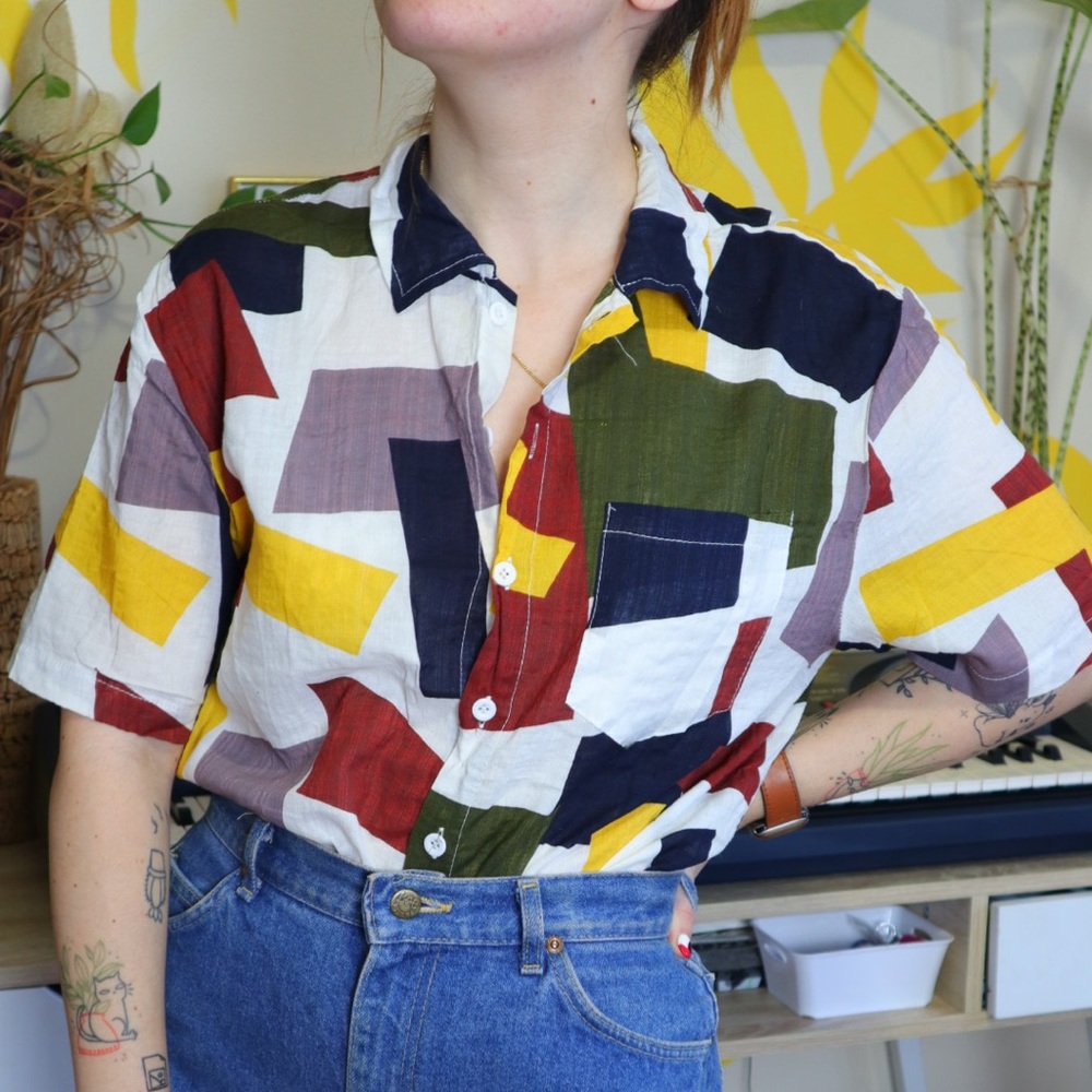 Vintage Style Button Down